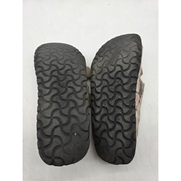 Papillio Sandals Shoes Womens Size 36 Floral Double Strap Birkenstock Cork Slide - Picture 8 of 9